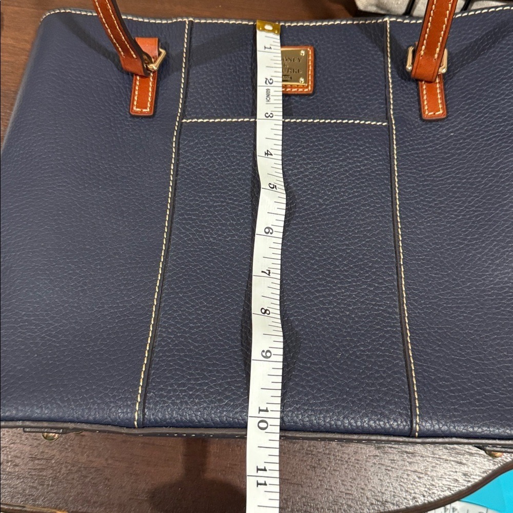 Dooney & Bourke Small Lexington Tote Midnight Blue Pebbled Leather R342 MD NEW - Picture 11 of 11